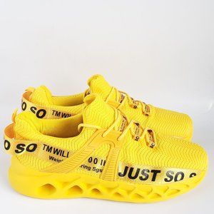 NEW Just SoSo Women’s Running Sneakers Yellow  #22